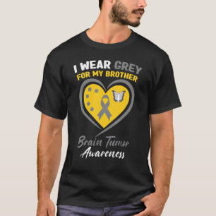 Ich trage Graue für das Tumorbewusstsein meines Br T-Shirt