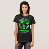 Ich trage GREEN für mein UNCLE DWARFISM Awareness T-Shirt (Vorne ganz)