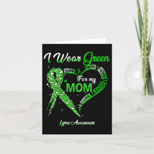 Ich trage Green für meine Mama Lyme Awareness Gree Karte