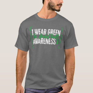 Ich trage Grün für die Unterstützung der psychisch T-Shirt