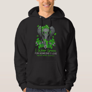 Ich trage Grün für die Verbreitung des Bewusstsein Hoodie
