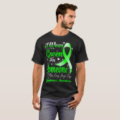 Ich trage Grün für ein LYMPHOMA-Bewusstsein T-Shirt (Vorne ganz)