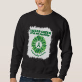 Ich trage Grün für meine Brüder Cp Cerebral Palsy Sweatshirt (Vorderseite)