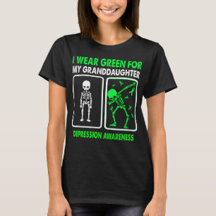 Ich trage Grün für meine Enkeltochter-DEPRESSION T-Shirt