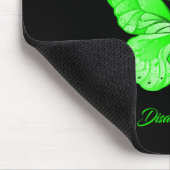 Ich trage Grün für meine Großmutter-Hirnbehinderun Mousepad (Ecke)