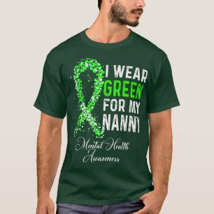 Ich trage Grün für meine Kindermädchengesundheit T-Shirt