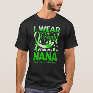 Ich trage Grün für meine Nana Knochenmark-Bewussts T-Shirt