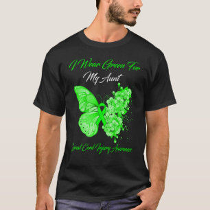 Ich trage Grün für meine Tante Spinal Cord Verletz T-Shirt