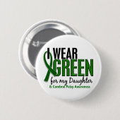 Ich trage Grün für meine zerebrale Lähmung der Button (Vorne & Hinten)