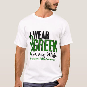 Ich trage Grün für meine zerebrale Lähmung der T-Shirt