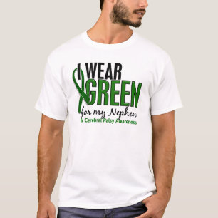 Ich trage Grün für meine zerebrale Lähmung des T-Shirt