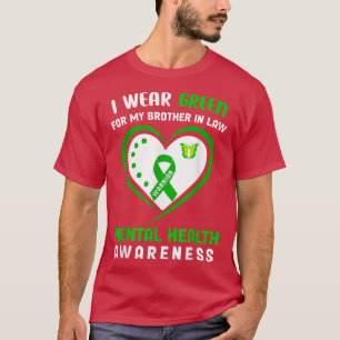 Ich trage Grün für meinen Juristen - psychische Ge T-Shirt
