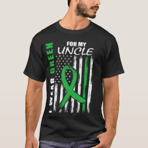 Ich trage Grün für meinen Onkel zur Aufklärung übe T-Shirt