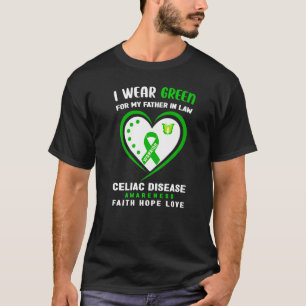 Ich trage Grün für meinen Vater im Jura Celiac Dis T-Shirt