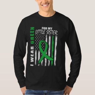 Ich trage grün kleine Schwester Nierenerkrankung B T-Shirt