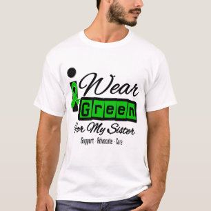 Ich trage grüne das Band-(Retro) - Schwester T-Shirt