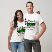 Ich trage grüne das Band-(Retro) - Schwester T-Shirt (Unisex)
