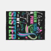 Ich trage grünes Aquamarines Rosa, weil ich meine Fleecedecke (Vorderseite (Horizontal))