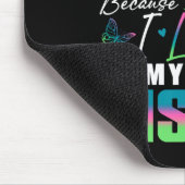 Ich trage grünes Aquamarines Rosa, weil ich meine Mousepad (Ecke)