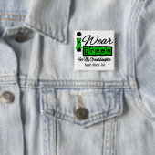 Ich trage grünes Band (Retro) - Enkelin Button (Beispiel)