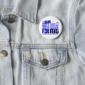 Ich trage hellblau für mich Krebs der Prostata6,4 Button (Beispiel)
