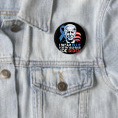 Ich trage helles Blau für Biden Prostatakrebs Awar Button (Beispiel)
