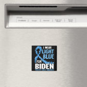 Ich trage helles Blau für Biden Prostatakrebs Awar Magnet (In Situ (Geschirrspüler))