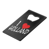 Ich trage Holland auf bk bocnt Geldbeutel Flaschenöffner (Vorderseite Schrägansicht)