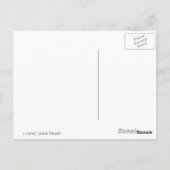 Ich trage Ihr Herz Postkarte (Rückseite)