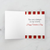 Ich trage Ihr Herz - Valentine Feiertagskarte (Innenseite)