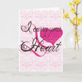 Ich trage Ihre Herzgrußkarte Karte (Gelbe Blume)