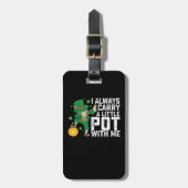 Ich trage immer einen kleinen Schinken mit mir St  Gepäckanhänger (Vorderseite vertikal)