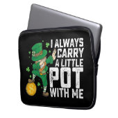 Ich trage immer einen kleinen Schinken mit mir St Laptopschutzhülle (Vorderseite Links)