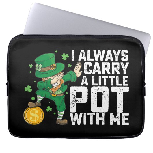 Ich trage immer einen kleinen Schinken mit mir St Laptopschutzhülle (Vorderseite)