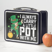 Ich trage immer einen kleinen Schinken mit mir St  Metall Brotdose (Beispiel)