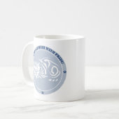 Ich trage Katzenhaare mit Stolz Kaffeetasse (Vorderseite Links)