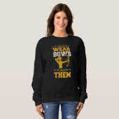 Ich trage keine Bögen, ich schieße sie Bogenschütz Sweatshirt (Vorne ganz)