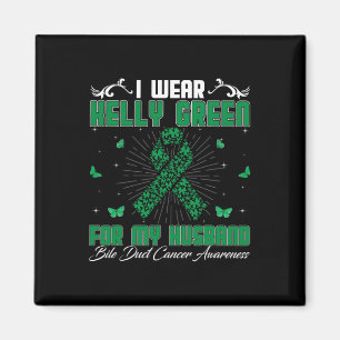 Ich trage Kelly Green für meinen Brustkrebs Magnet