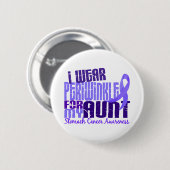 Ich trage Krebs Singrün-Tanten-6,4 Magen Button (Vorne & Hinten)