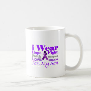 Ich trage Lila (Epilepsie) für meine Sohn-Produkt Kaffeetasse