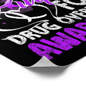 Ich trage Lila für das Bewusstsein einer Arzneimit Poster (Ecke)