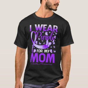 Ich trage Lila für das Bewusstsein meiner Mutter f T-Shirt