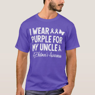 Ich trage Lila für das Bewusstsein meines Onkels A T-Shirt