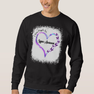 Ich trage Lila für das Lupusbewusstsein, das Schme Sweatshirt