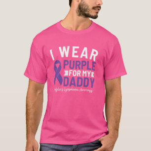 Ich trage Lila für den Lymphomkrieg meines Vaters T-Shirt