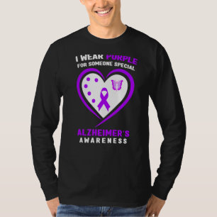 Ich trage Lila für eine besondere Alzheimeru2019 T-Shirt