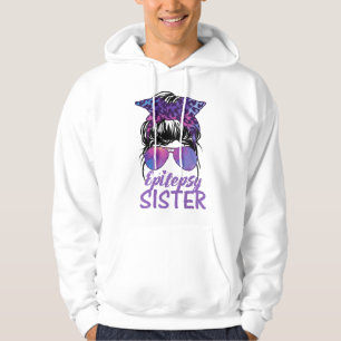 Ich trage Lila für Epilepsie-Bewusstsein Epilepsie Hoodie
