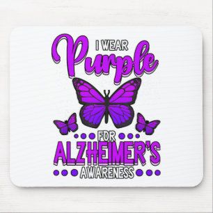 Ich trage Lila für Heimerbewusstsein _1 Mousepad