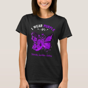 Ich trage Lila für Hidradenitis Suppurativa-Bewuss T-Shirt