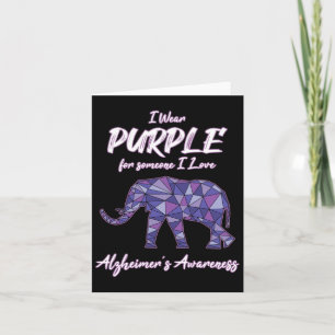 Ich trage Lila für jemanden I Liebe Heimerheimer A Karte